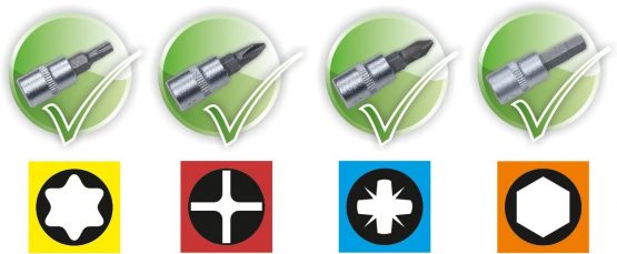 CON:P B20796 Socket with Ratchet, Set of 27 Pieces - Image 4