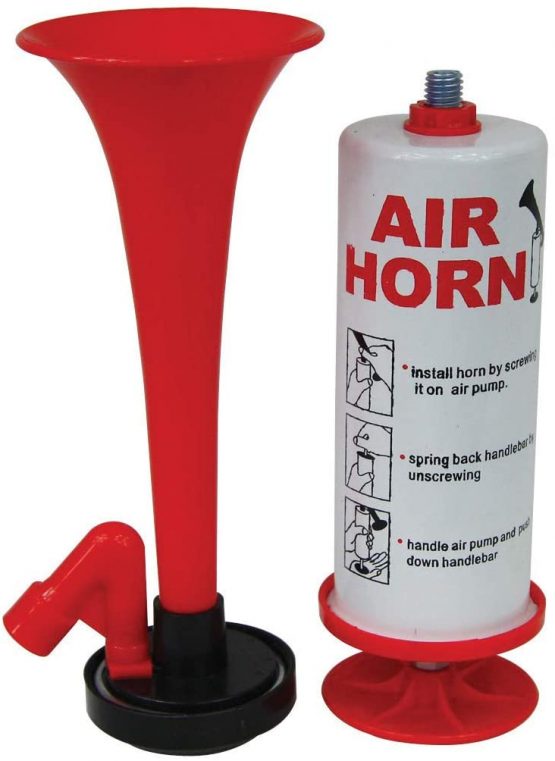 Streetwize - Hand Horn Clam Pack – Hand Operated Air Horn with Pump Action - Ideal For: Stag Parties, Rugby Matches