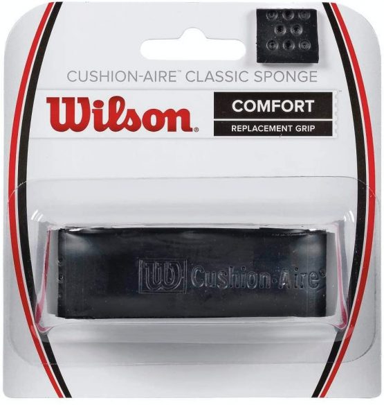 Wilson Overgrip, CA Classic Sponge Grip, BasisOvergrip, Unisex, Black, 1 Pack, WRZ4205BK