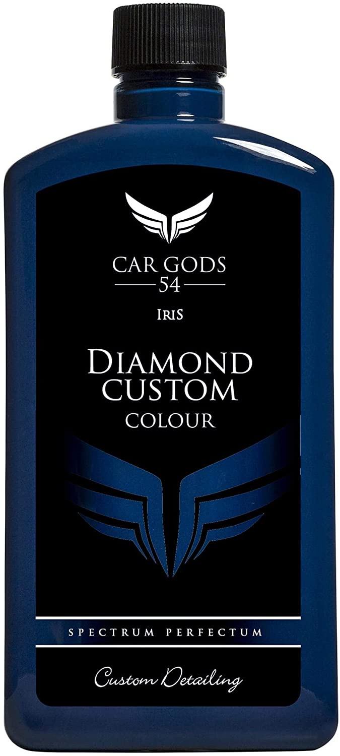 Car Gods Iris Custom Color Dark Blue 3-in-1 Polish Wax Colour Restorer & Scratch Remover 500ml - 16 Colours Available