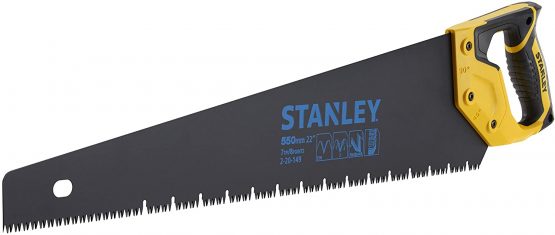 Stanley 2-20-149" Jetcut Appliflon Plaster Handsaw, Multi-Colour, 550 mm