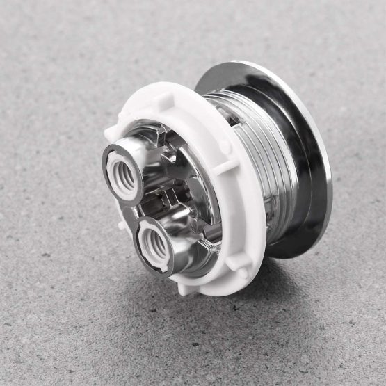 Rosenice 114mm Silver Dual Flush Toilet Water Tank Push Buttons Rods - Image 4