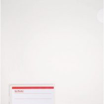 Herlitz A4 Polypropylene Plastic Folder/Document Protector with Pocket (10 Pieces)
