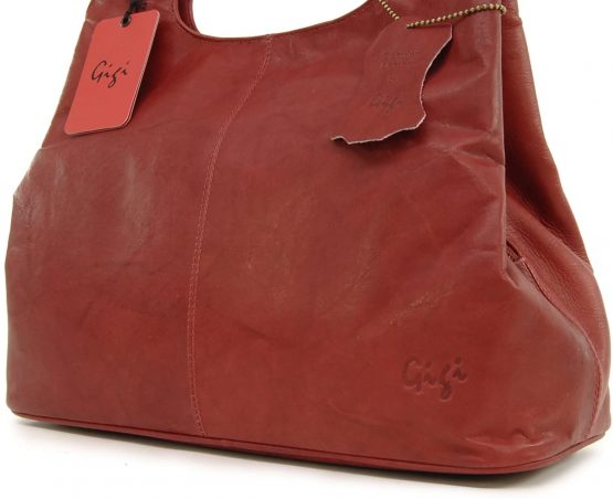 GIGI - Women's Leather Shoulder Bag - OTHELLO 4326 - Image 4