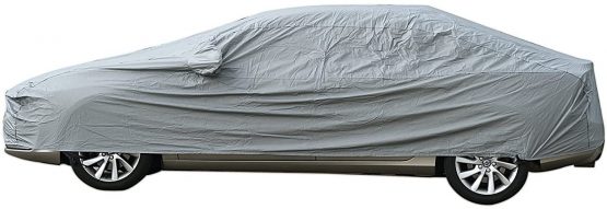 Sipobuy universal fully waterproof, scratch proof, durable car cover, breathable cotton filled, heavy duty - Image 3