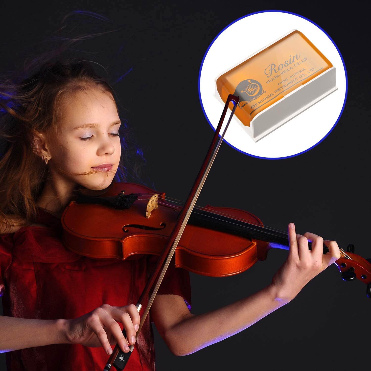 2 Pieces Rosin Low Dust Bows Rosin Natural Rosin for Violin, Viola, and