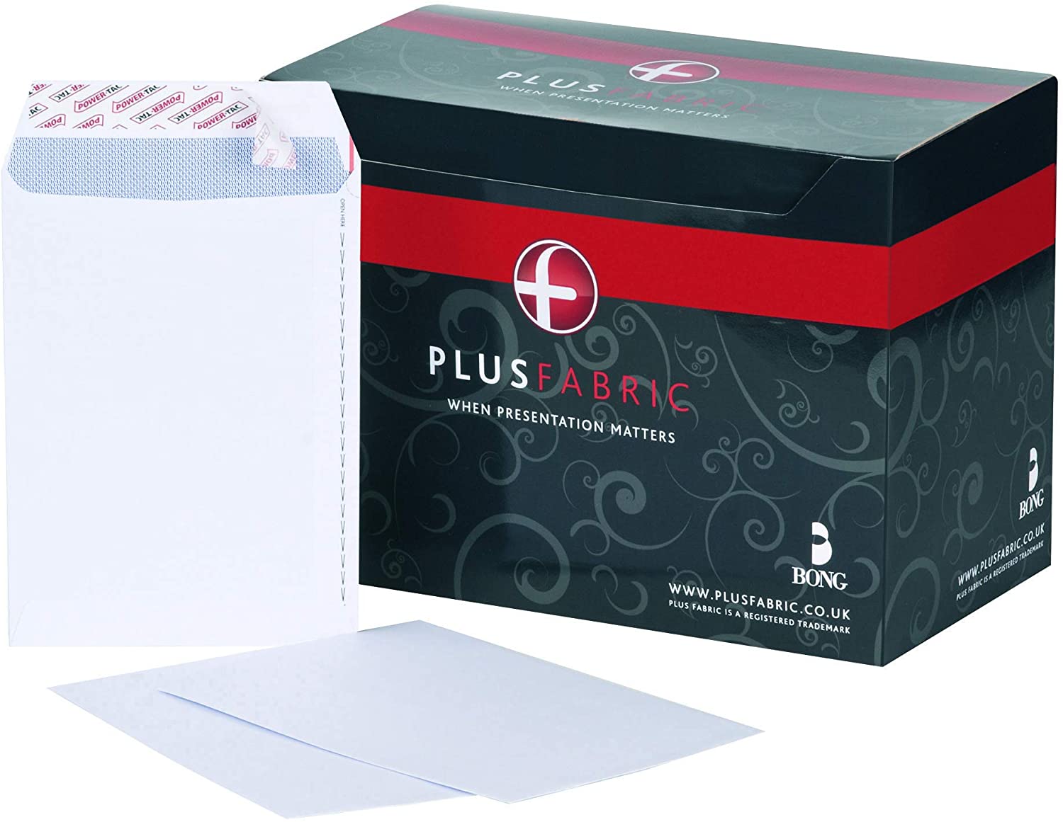 Plus Fabric C5 White Pocket Peel And Seal Envelope with Powertac And Easy Open, 120 gsm, Pack of 500