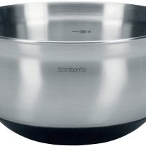 Brabantia Mixing Bowl, 1 L - Matt Steel
