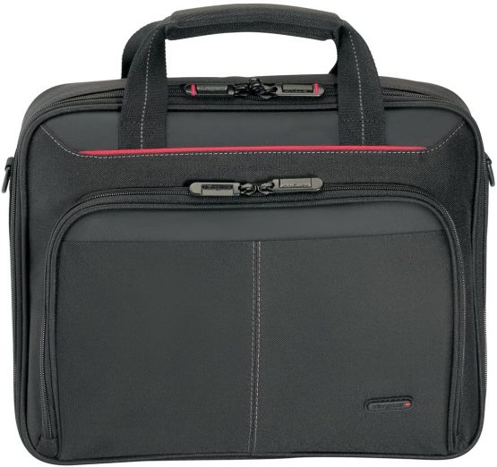 Targus Classic Clamshell Premium Protective Laptop Bag with Handles specifically designed to fit up to 15-16-Inch, Black (CN31) - Image 3