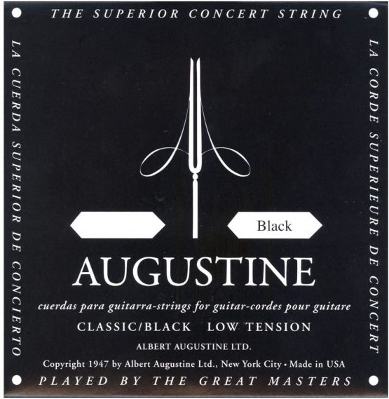 Augustine 650405 "Black Label Single A5" Bass String for Classic Guitar