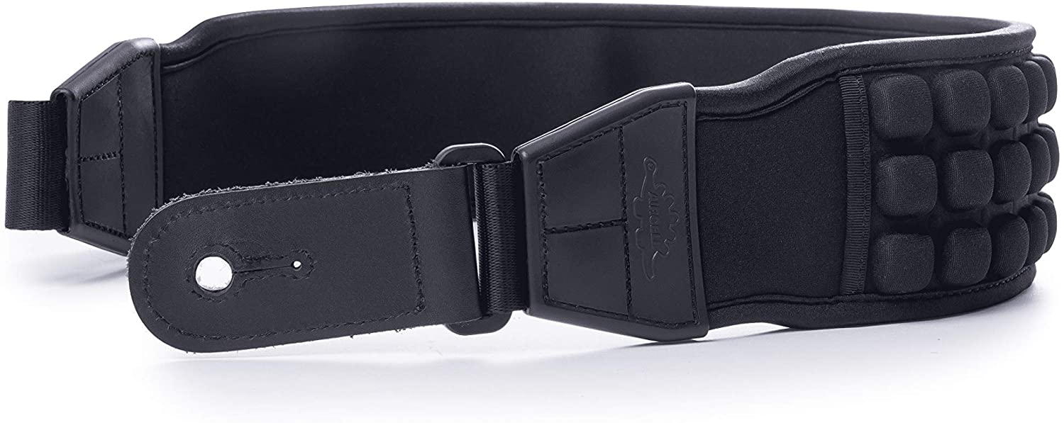KLIQ AirCell Guitar Strap for Bass & Electric Guitar with 3" Wide Neoprene Pad and Adjustable Length from 117 to 142 CM - Image 3