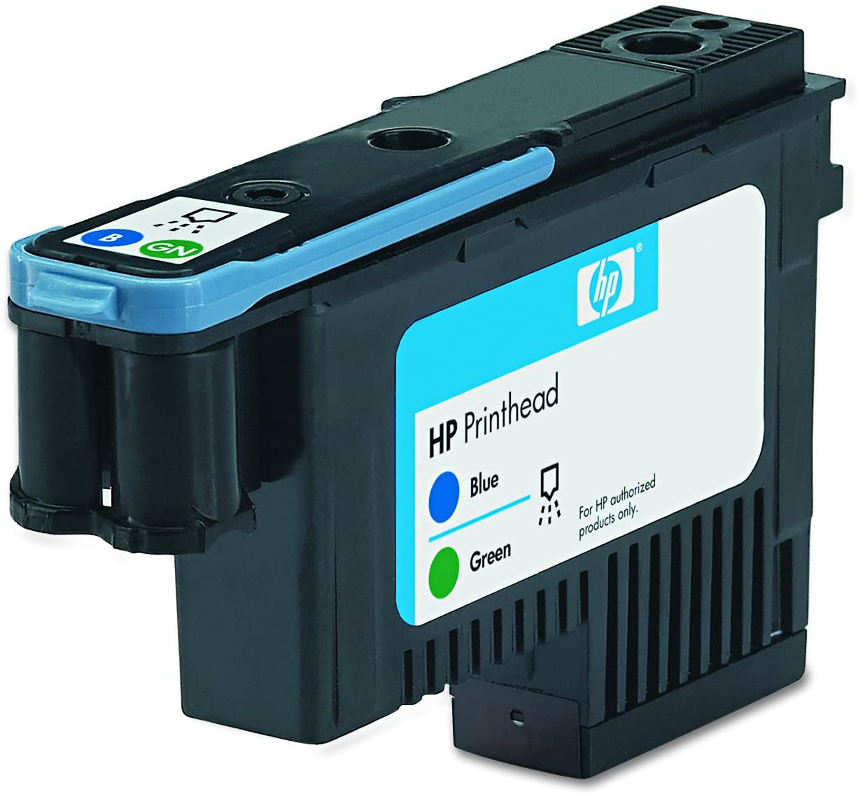 HP 70, C9408A, 1 x Blue, 1 x Green, Printhead, For DesignJet Z2100, Z2100 GP, Z3100, Z3100 GP, Z3100ps GP, Z3200, Z3200ps