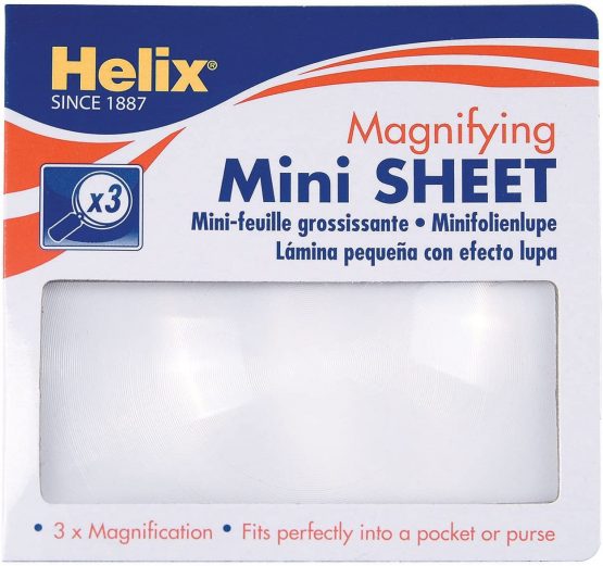 Helix Mini Magnifying Sheet (x3 Magnification)
