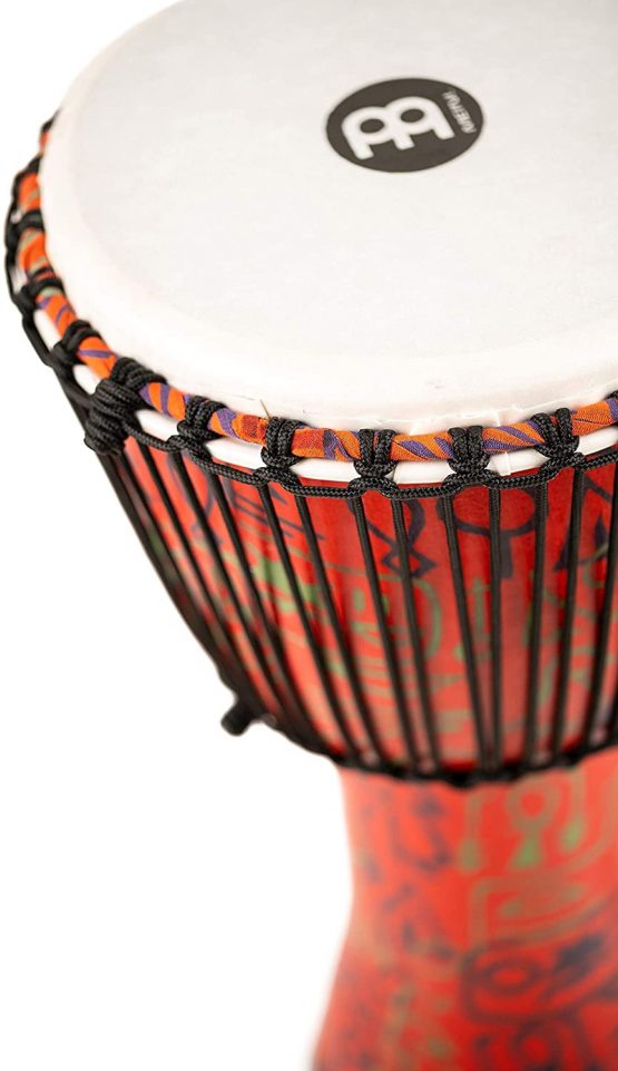 Meinl PADJ1-L-F 12 inch Travel Series Pharao´s Skript Synthetic Head Rope Tuned Plastic Djembes - Image 3