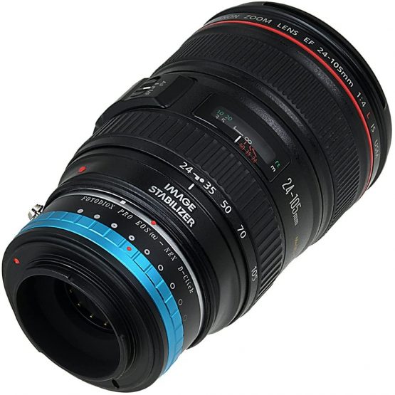 Fotodiox Pro Iris Lens Mount Adapter Compatible with Canon EOS EF Lenses to Sony E-Mount Cameras - Image 4