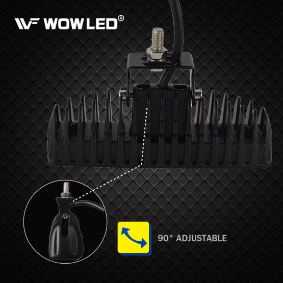 WOWLED 2 Pcs 18W LED Flood Lamp Work Driving Light for SUV ATV Boat Truck - Image 4
