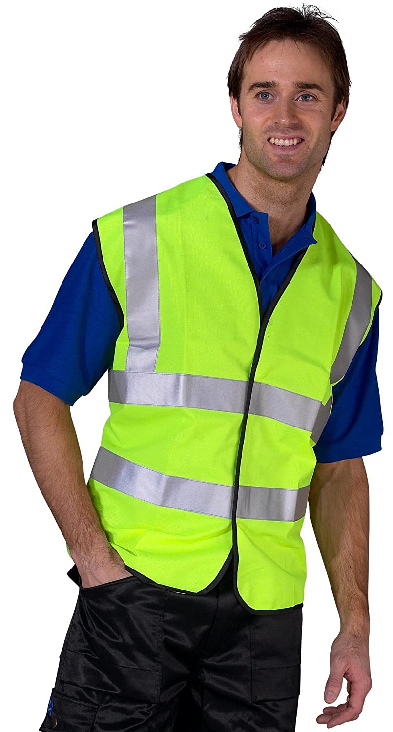 HI VIZ WAISTCOAT FULL APP. G SATURN YELLOW L - Image 2