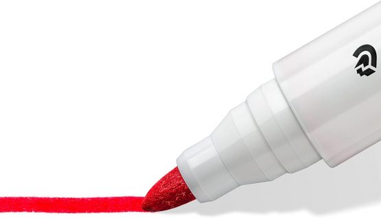 STAEDTLER 351WP6 Lumocolour Whiteboard Marker with Bullet Tip, Multicolor, Pack of 6 - Image 4