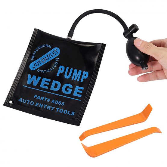 AUTOUTLET 2 X Air Wedge Pump Up Bag for Car Door Window Frame Fitting Install Shim Wedge - Image 4