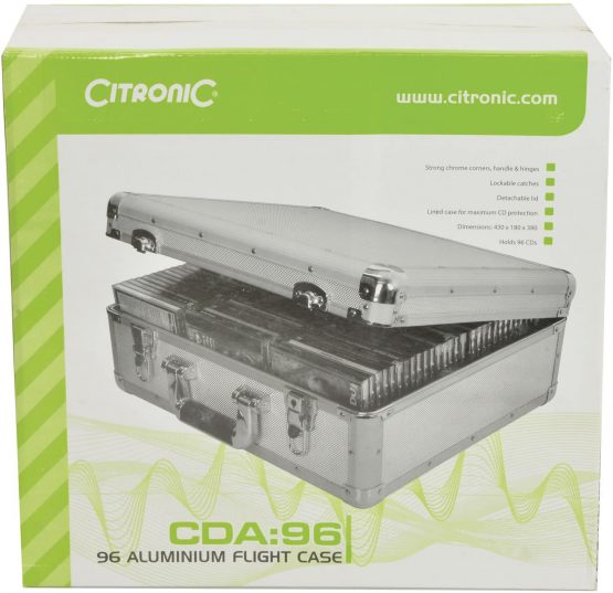 Citronic Aluminium CD Case 96 CDs - Image 3