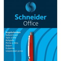 Schneider Office Ballpoint Pen M Tip red Pack of 20