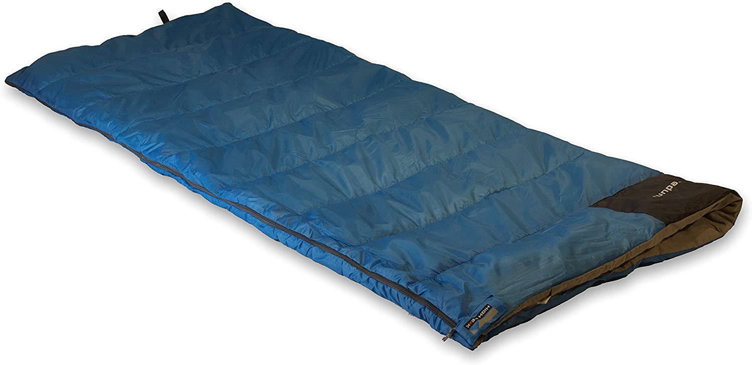 High Peak Ceduna Sleeping Bag- Light Blue/Dark Blue, 200X80 Cm – BigaMart