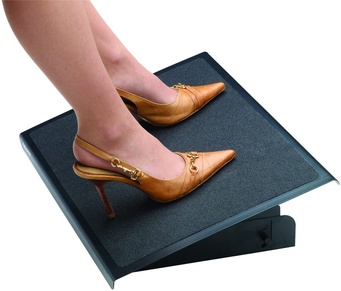 Fellowes Foot Rest Under Desk, Ergonomic Professional Series with 3 Height Adjustable Positions & Non-Slip Platform Surface - Image 4