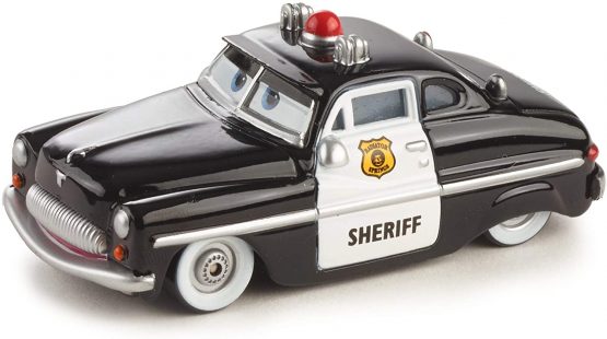 Disney Cars FLM15 Pixar Cars 3 Sheriff Vehicle, Multicoloured
