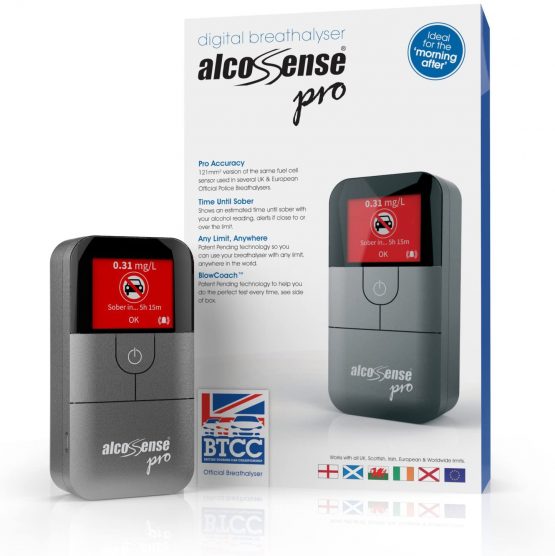 AlcoSense Pro Fuel Cell Breathalyser/Breathalyzer & Alcohol Tester - Sunday Times - Rating: 5 Stars"Impressively Accurate" & Auto Express 2018 Recommended - Image 2