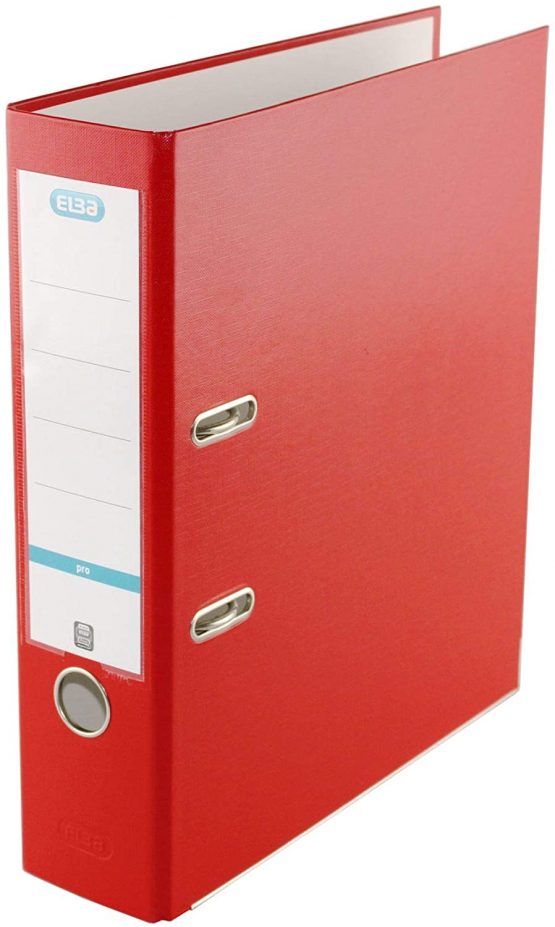 Elba 754249 - Red A4 Size Arch Folder 80mm