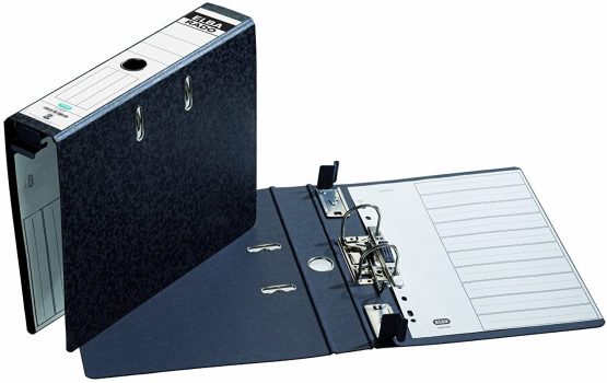 Elba Vertic 1/81414 Lever Arch File 50 mm RC Cardboard Black - Image 2