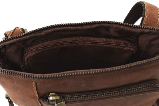 Visconti ROY Oiled Leather Tablet/iPad Cross Body Messenger Bag 15056 - Image 2