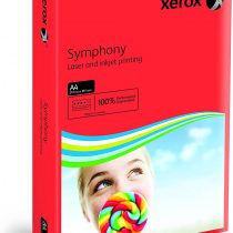 Xerox Symphony Coloured Paper Multifunctional Ream-Wrapped 80gsm A4 Dark Red Ref 03R93954 [500 Sheets]