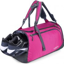 G4Free Lightweight Sports Bag Gym Bag Travel Duffel Backpack Weekend Bag with Shoe Compartment