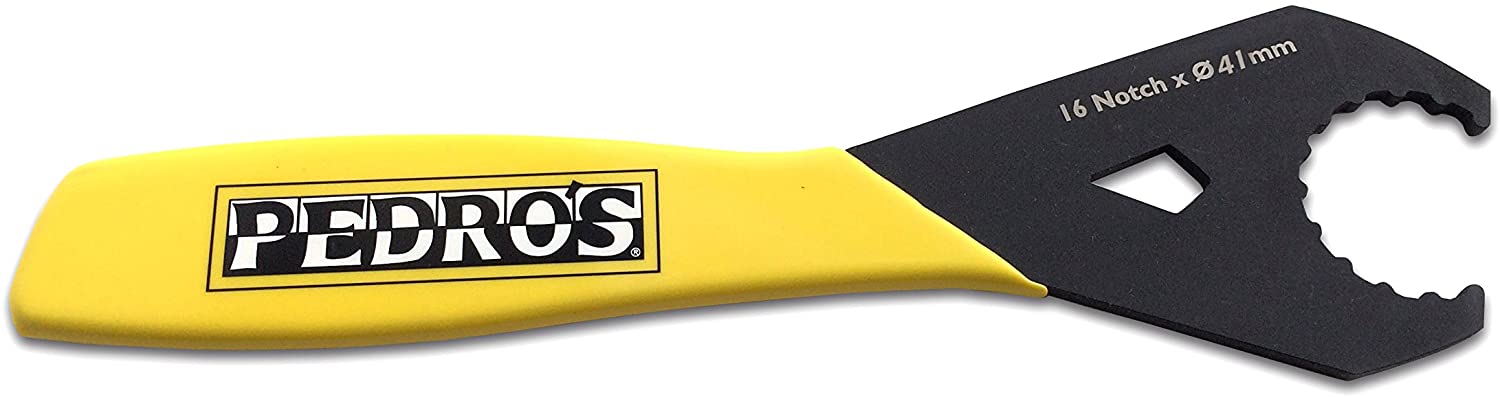 Pedro's BOTTOM BRACK WRENCH SHIM 16X41, Black / Yellow, 16 x 41