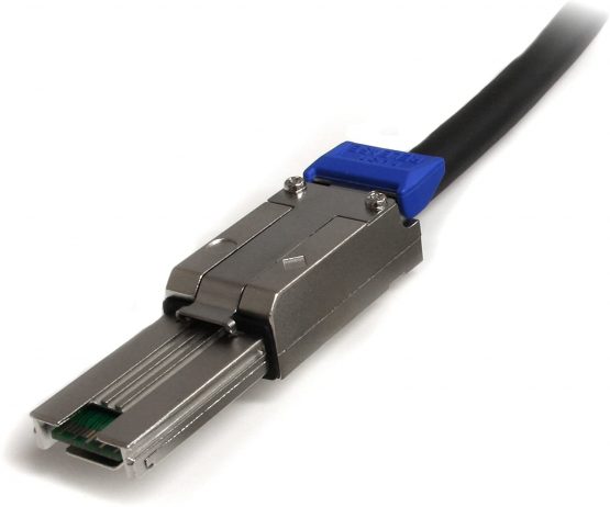 StarTech 3m External Mini SAS Cable - Serial Attached SCSI SFF-8088 to SFF-8088 - 2x SFF-8088 (M) - TAA Compliant - 3 meter, Black (ISAS88883) - Image 2