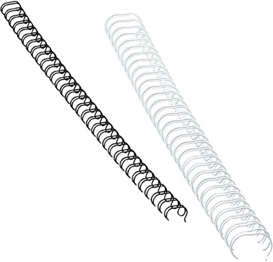 Fellowes 12mm Wire Binding Combs, 100 Pack - Black - Image 2