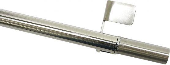 Gardinia Cylindrical Bar Ø 8/10 50-80, Metal, Rostfritt stålutseende (Cylinder), 50-80 cm