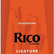 Rico Nickel Plated Ligature and Cap for Alto Sax