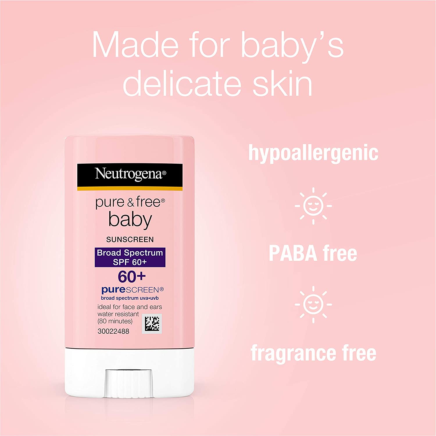 Neutrogena Pure Free Baby Mineral Sunscreen Stick with Broad