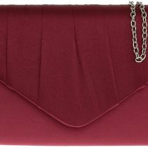 Girly HandBags Satin Pleated Clutch Bag