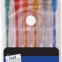 Just stationery Glitter Gel Ink Pen (Pack of 6) 1223