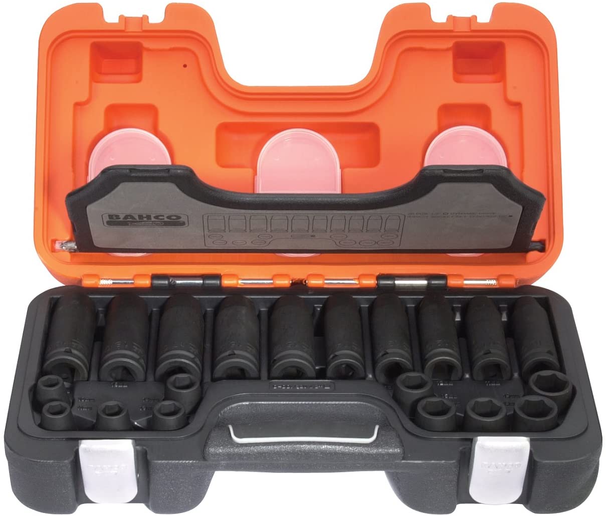 D-DD/S20 Mixed Impact Socket Set of 20 Metric 1/2in, Orange, Variety Pack