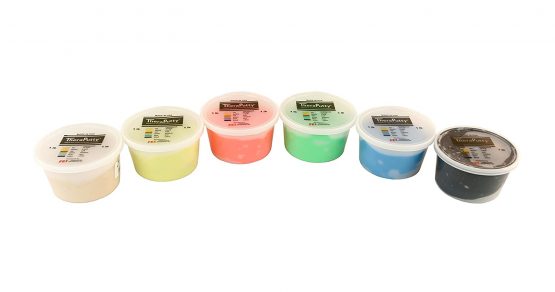 Antimicrobial CanDo® TheraPutty - Therapeutic modelling clay - 450 g - set of 6