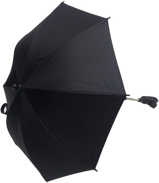 Baby Parasol Compatible with Graco Stroller Buggy Pram Black