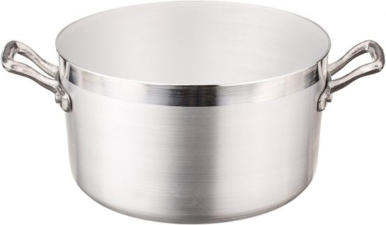 Agnelli Pentole Family Cooking Aluminium Saucepot with 2 Handles, 2.64 Litre, Multicolor