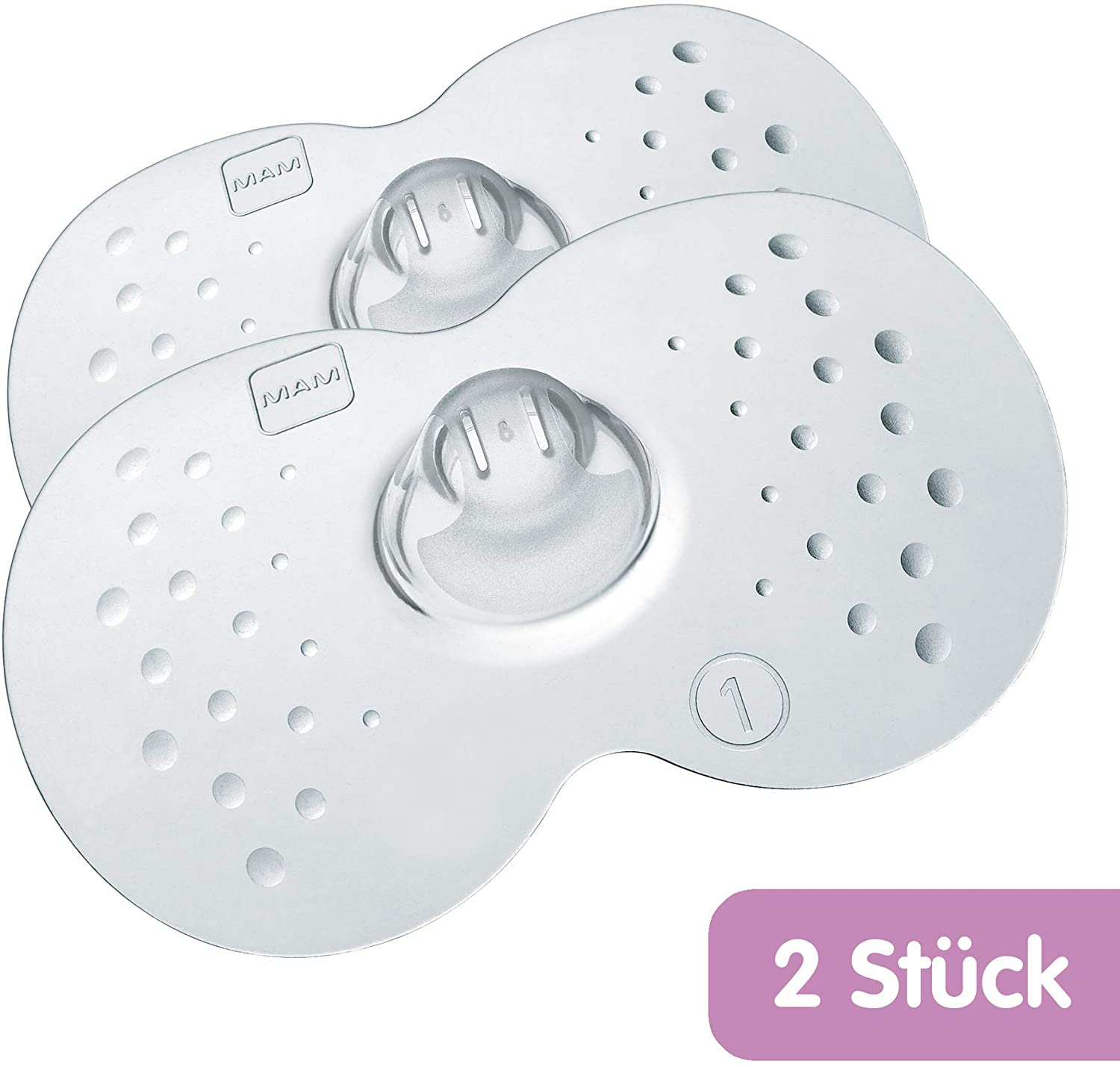 MAM Breastfeeding cones size 1 (for small nipples) in a double pack - Image 2