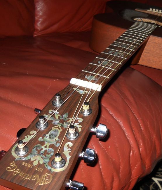 Inlaystickers Inlay Sticker for Guitar Headstock - Chandelier Torch H-116CD-WT - Image 3