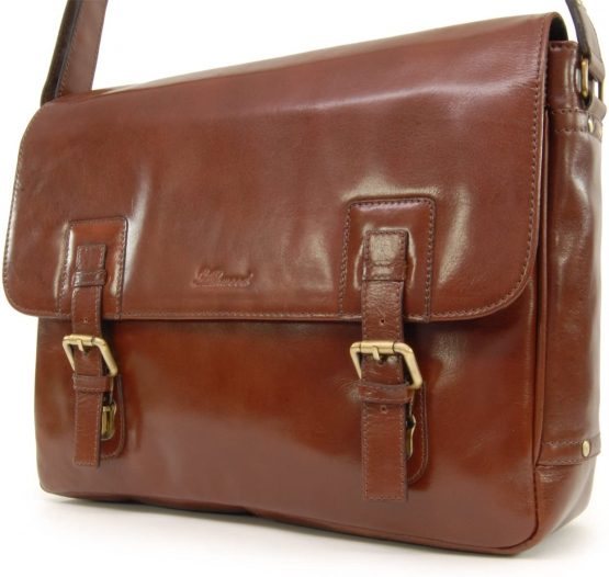 ASHWOOD - Briefcase Cross Body Messenger Bag - Laptop Bag/Business Office Work Bag - Genuine Leather - JASPER - Image 4