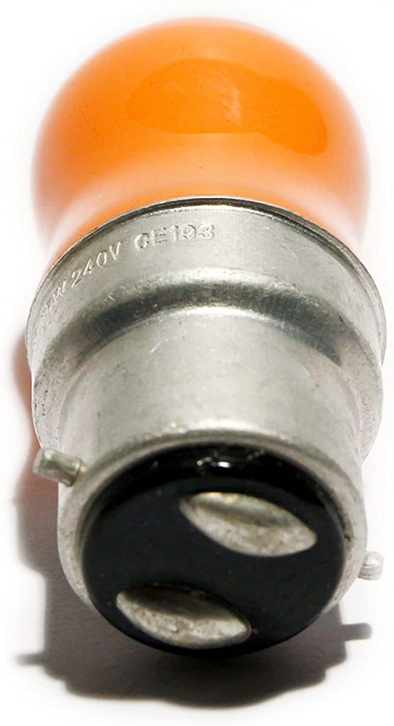 Crompton 2X Pygmy 15w Amber Bayonet Cap Perfect for Sign Lamps, B22, 15 W - Image 4